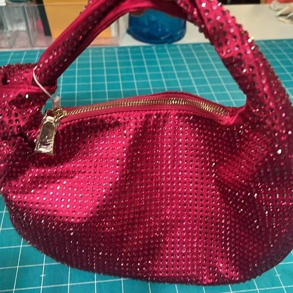 Urban Expressions Hot Pink Rhinestone Handbag #Barbie#Club#Halloween#Party - Picture 5 of 5